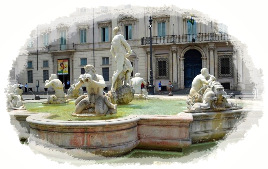 Moor's Fountain, Piazza Navona
