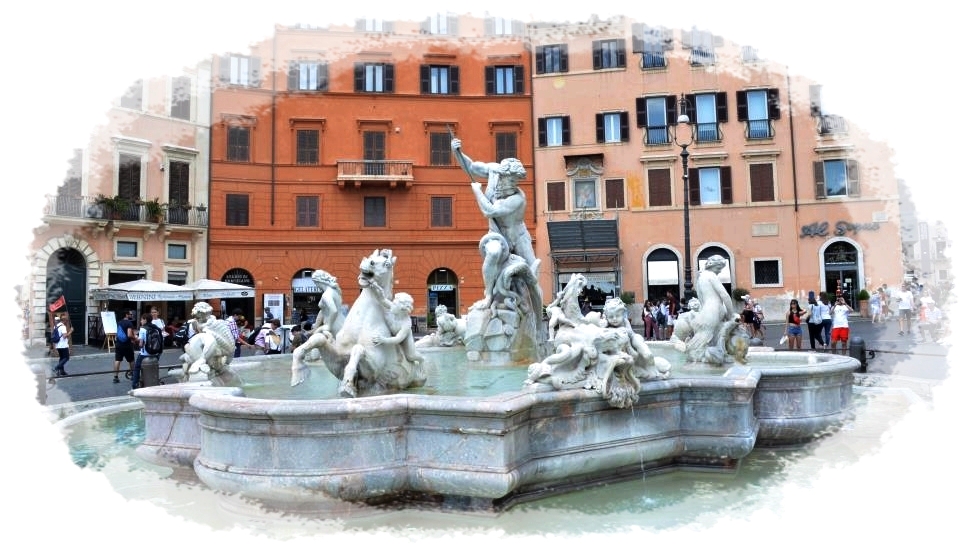 Neptune's Fountain, Piazza Navona, Rome