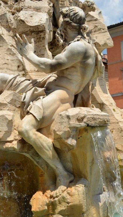 Danube River statue, Piazza Navona
