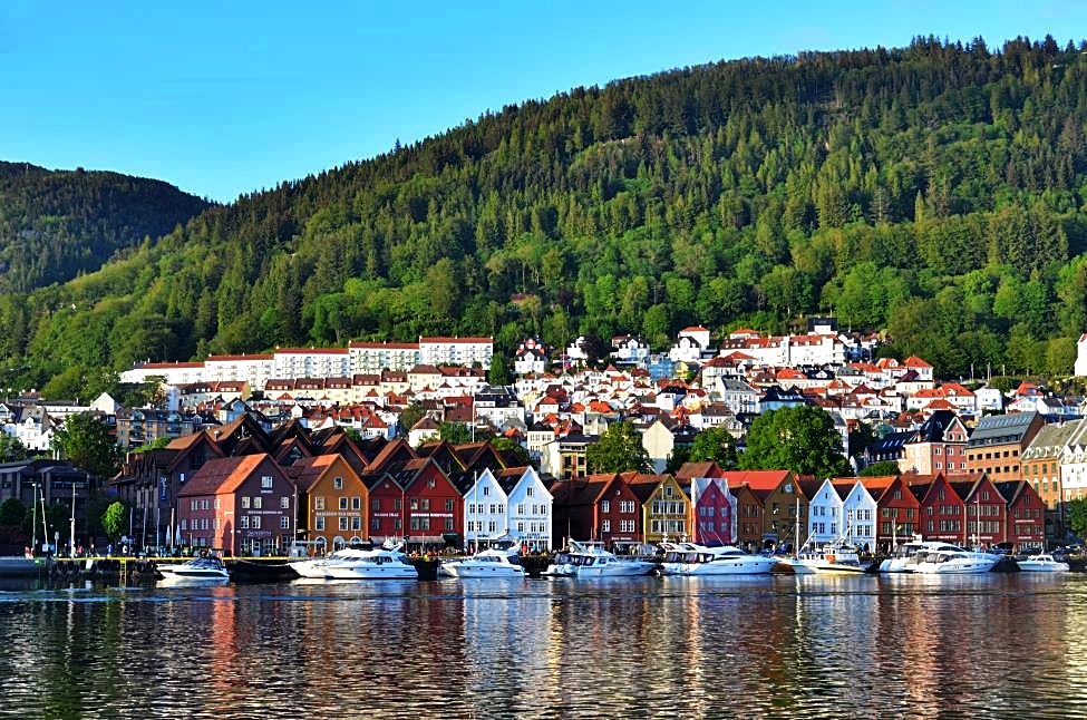 Bergen Old Town (Bryggen) houses