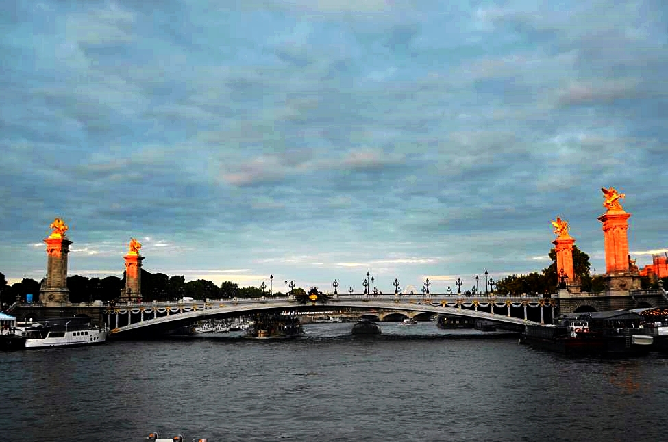 Alexander III Bridge, Seine River, Paris