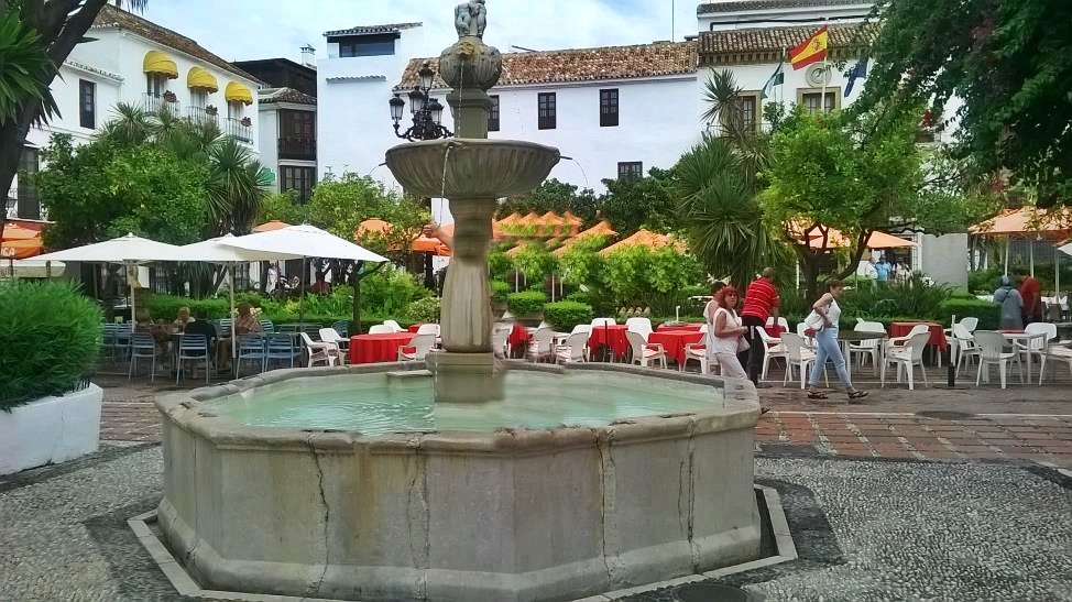 Plaza de los Naranjos fountain, Marbella Old Town