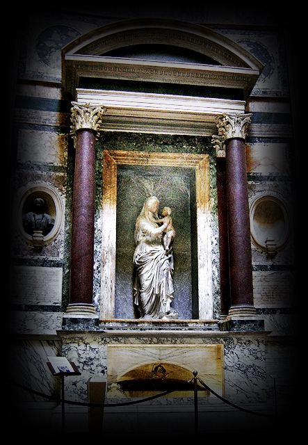 Raphael's tomb. Pantheon, Rome