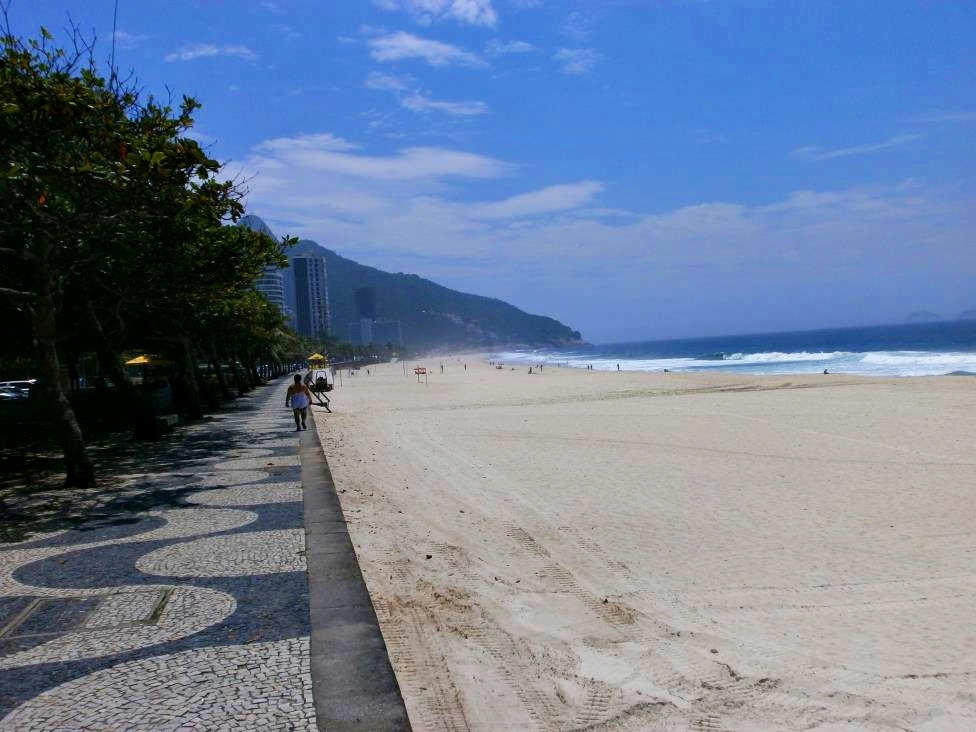 Stunning Copacabana with wave pattern sidewalk