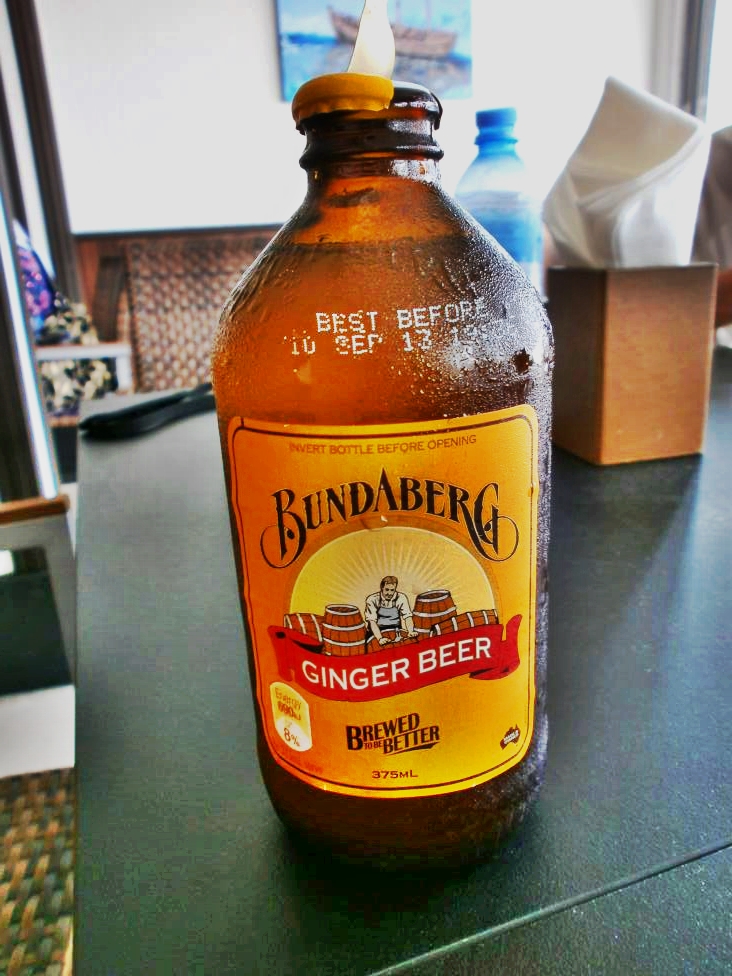 Bundaberg ginger beer bottle